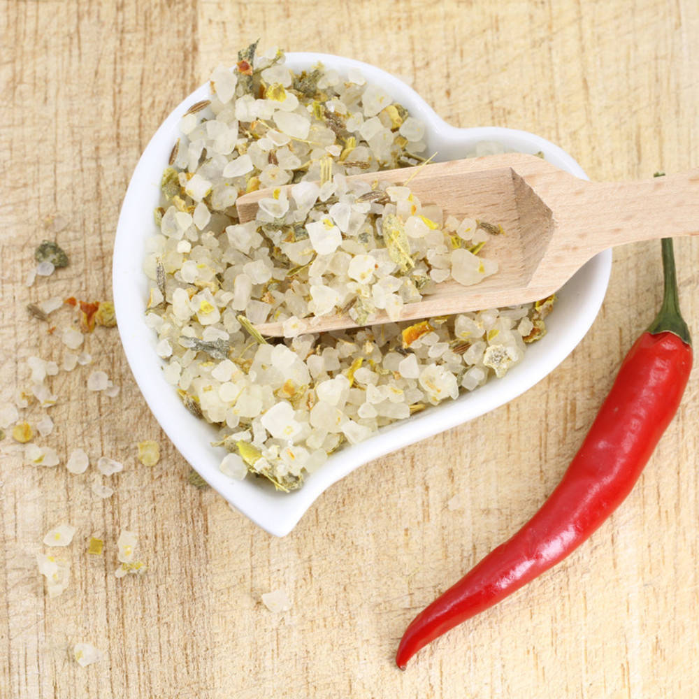 Chili Salz Mühle mit Zahtar 80 g