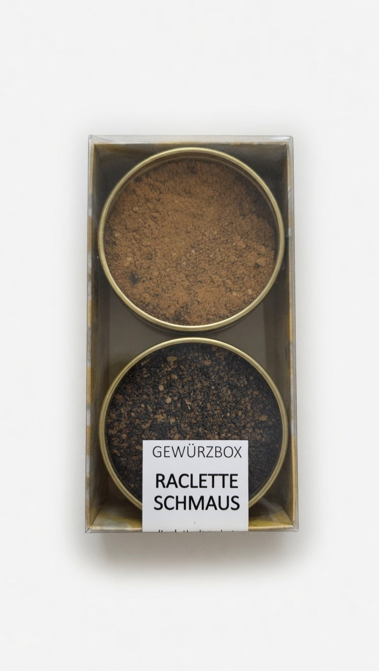 Gewürzbox Duo Raclette Schmaus