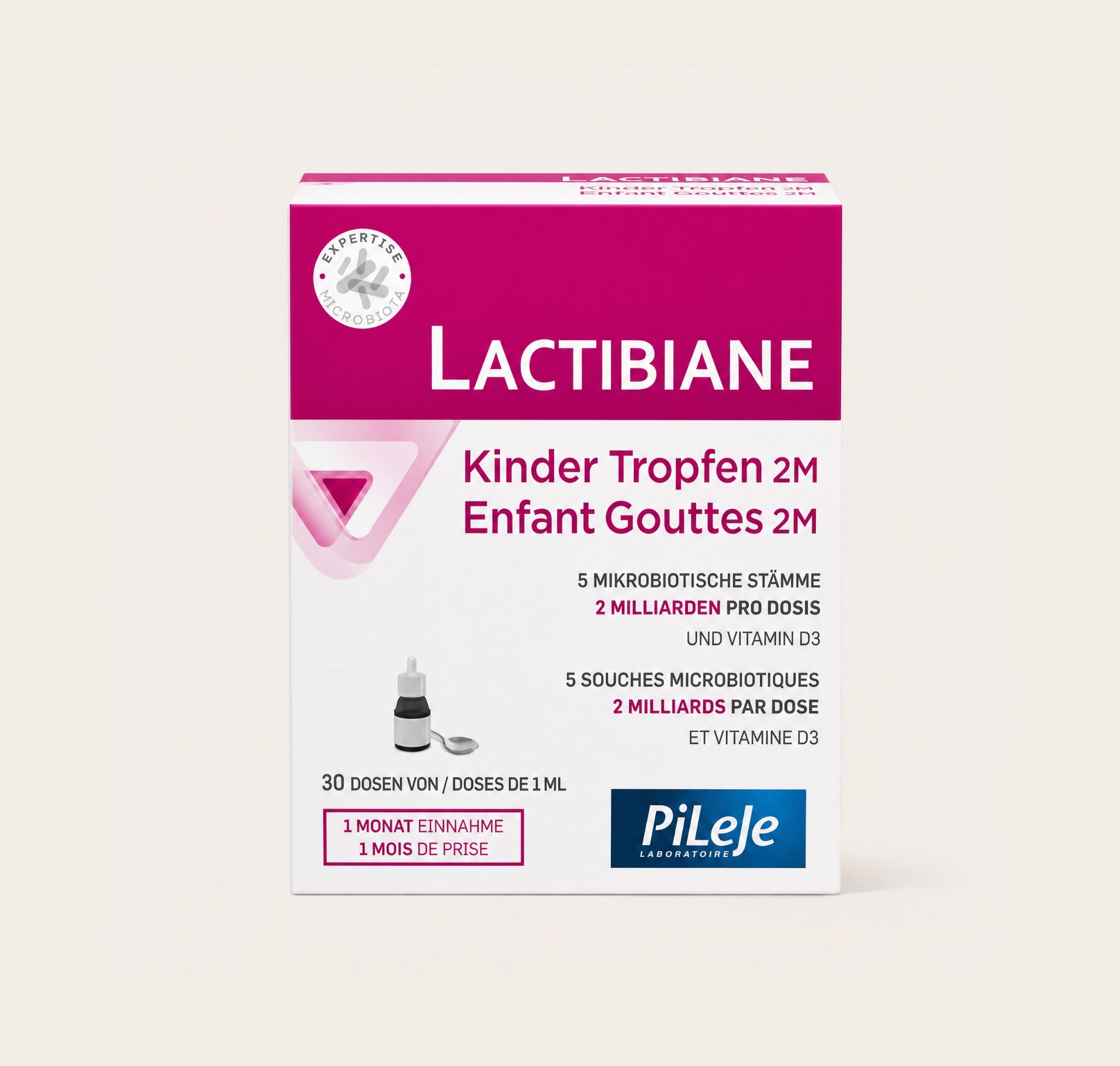 lactibiane Kinder 2M Tropfen-verpackung