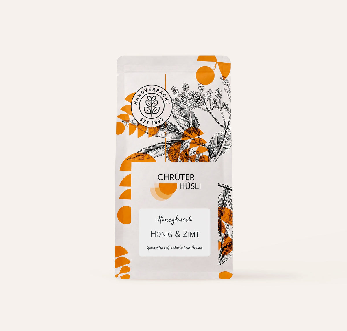 Honig und Zimt Tee-verpackung