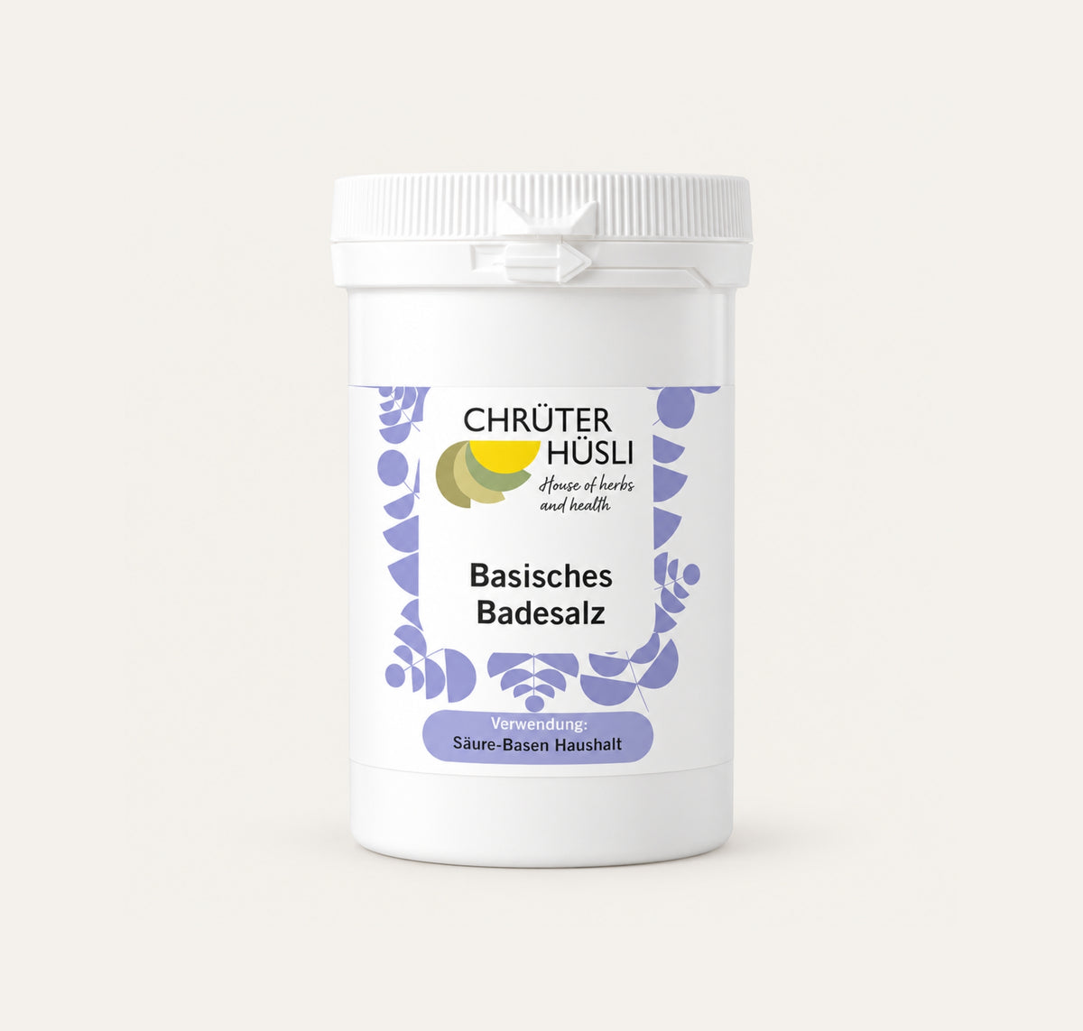 Basisches Badesalz-verpackung