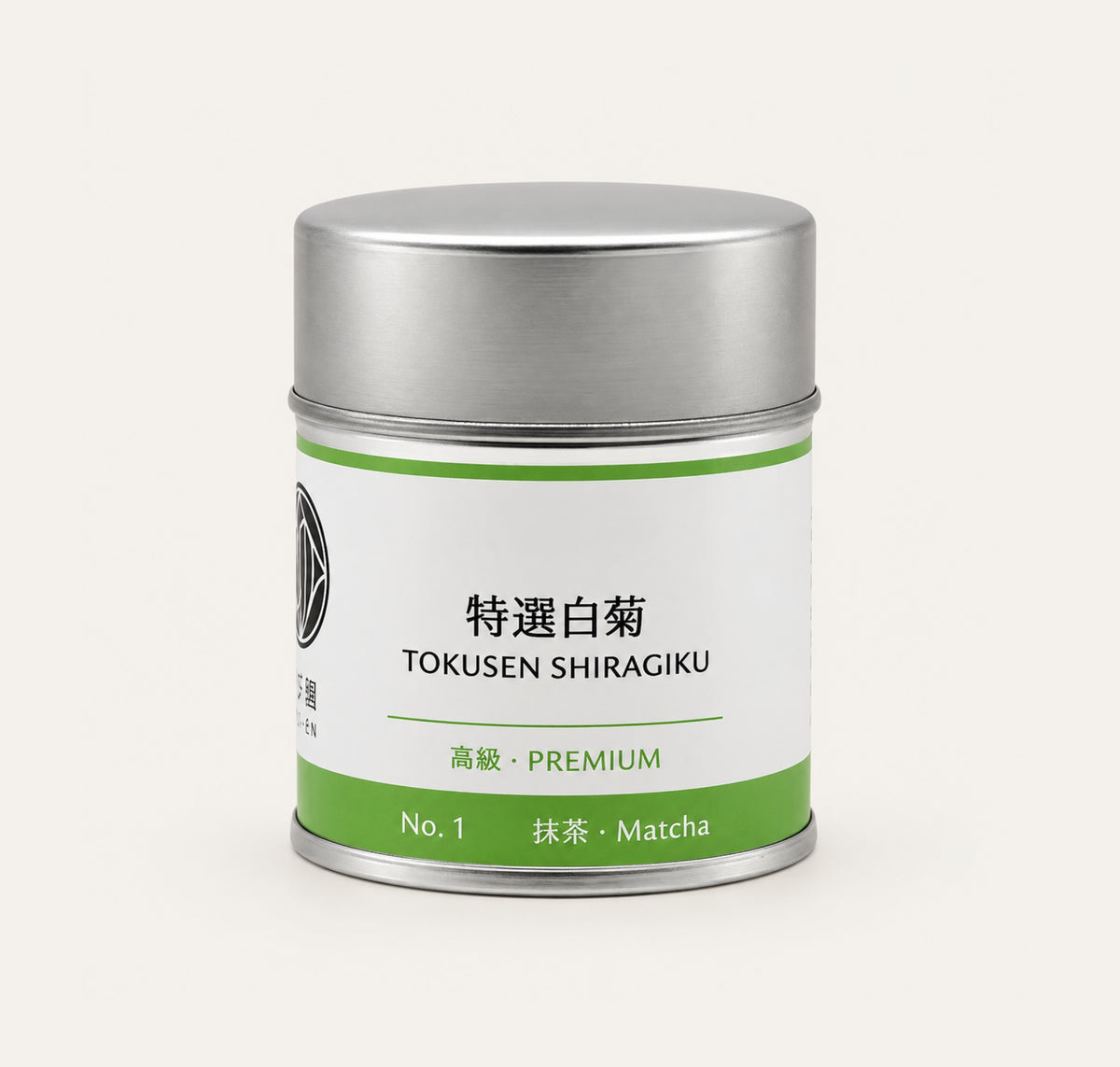 Tobi-en Tokusen Shiragiku Matcha-verpackung